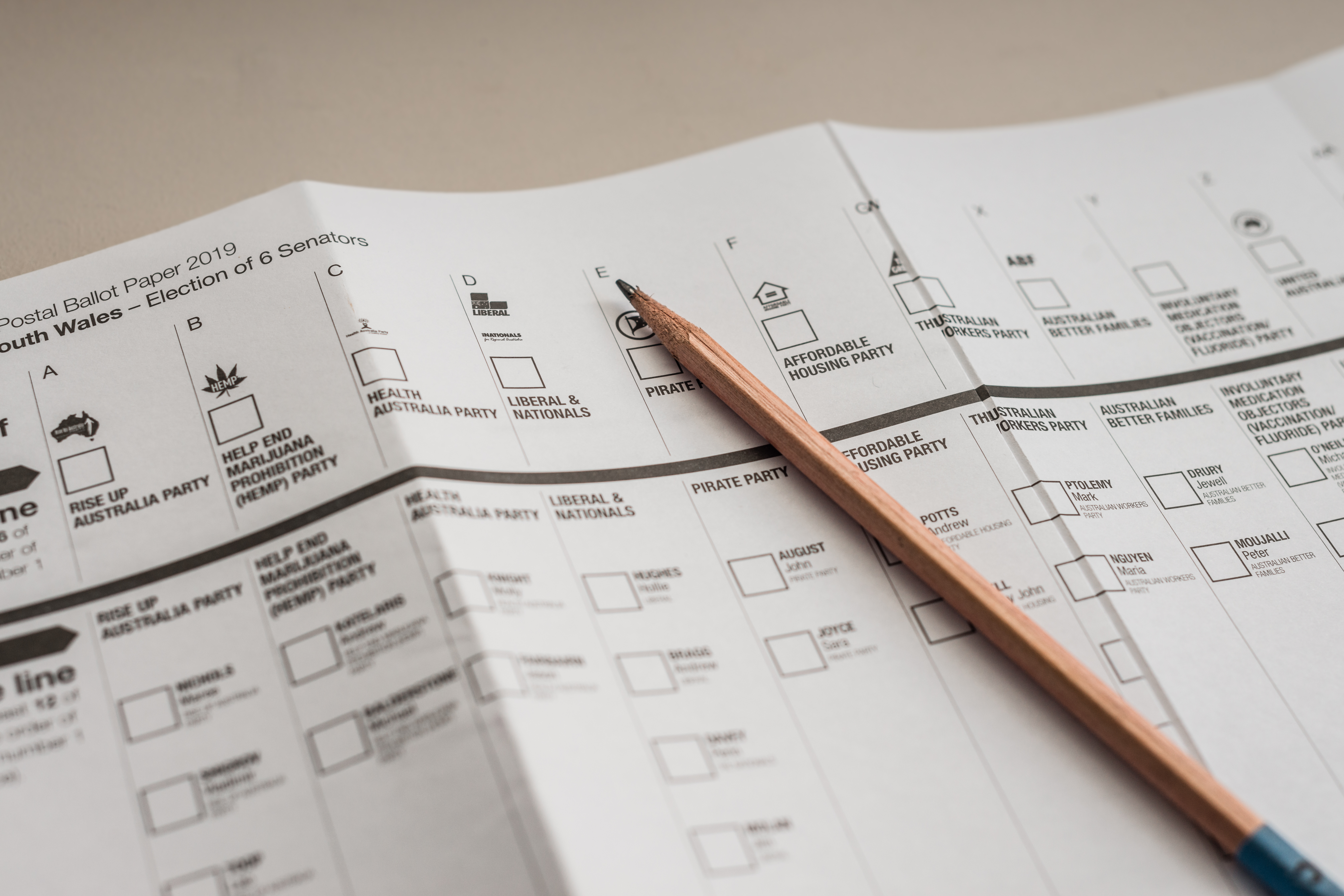 Sydney,,australia, ,may,2019:,postal,voting,for,the,australian